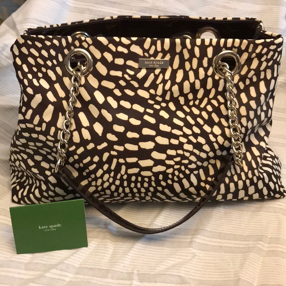 Brown & Tan Kate Spade Purse - Carried 1 time